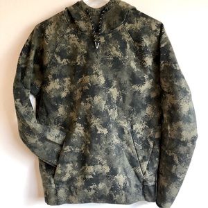 Mens Camo Hoodie Size S